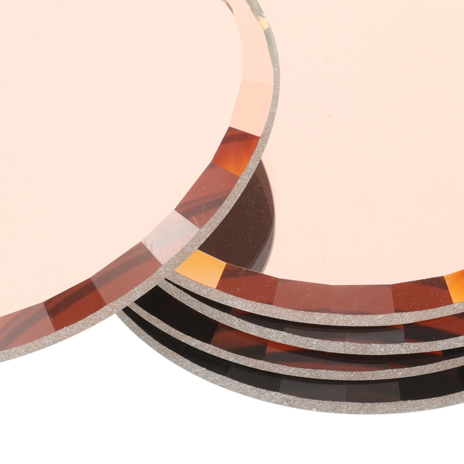 5 pezzi strumenti per l'estensione delle ciglia supporto rotondo superficie liscia decorativa colla per ciglia pallet organizzatore per l'estensione delle ciglia supporto per ciglia