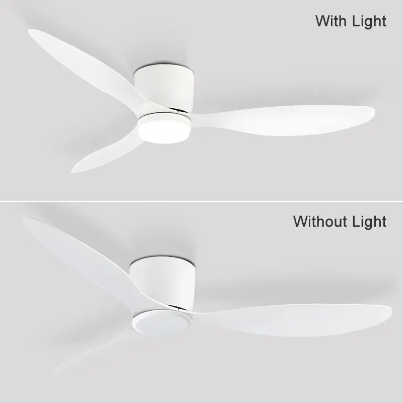 Indoor Ceiling Fans Without Lights for Bedroom 30w DC Motor 42/52inch Interior Ceiling Lamps Ceiling Lights with Remote Control