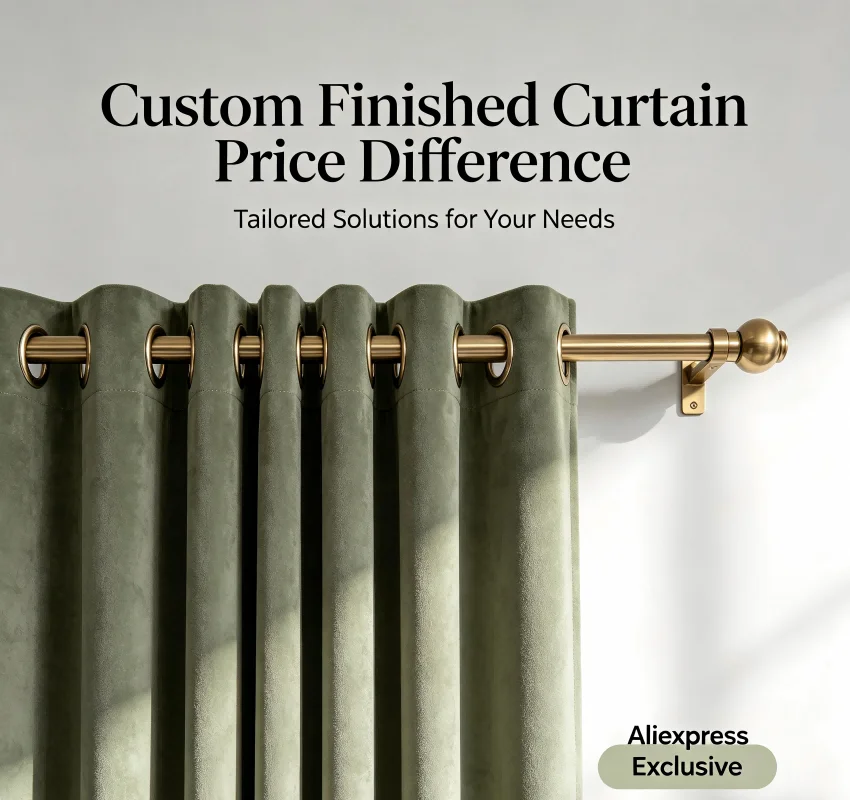 Custom Curtain Price Difference Link