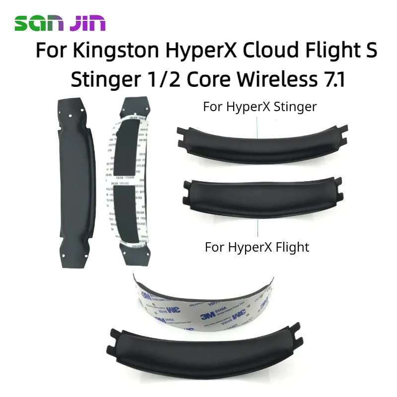

Replacement Headband Cover for Kingston HyperX Cloud Flight S Stinger 1/2 Core Wireless 7.1 Headphones Protective Headband Case