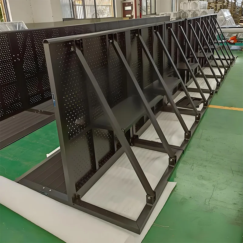 【Wholesale Price】CE ISO Factory Custom Color Powder Coated Match Your Event Branding Theme Aluminum Alloy Crowd Control Barrier
