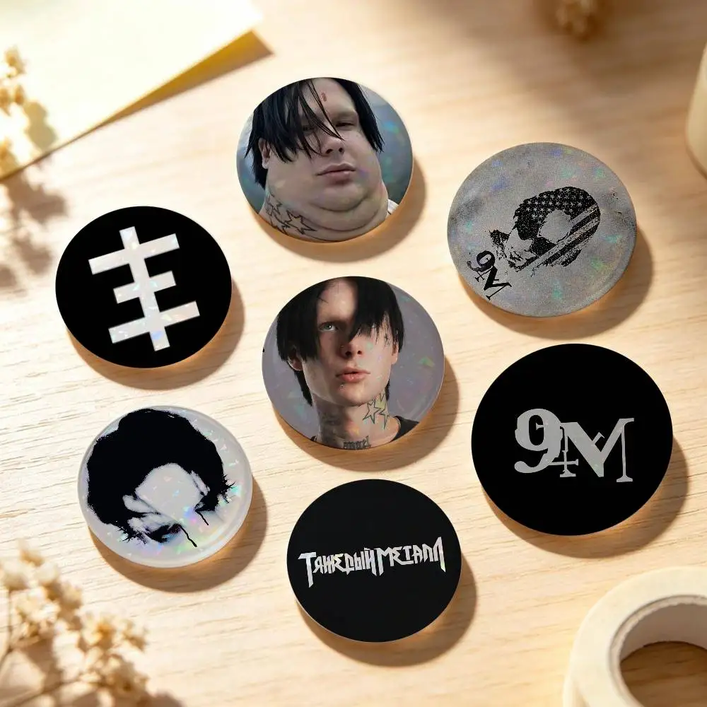 9mice Badges 25 32 44 58 75 Mm Round Cosplay Pin Bag Decor Fans Collect Friends Gifts Brooch Souvenir