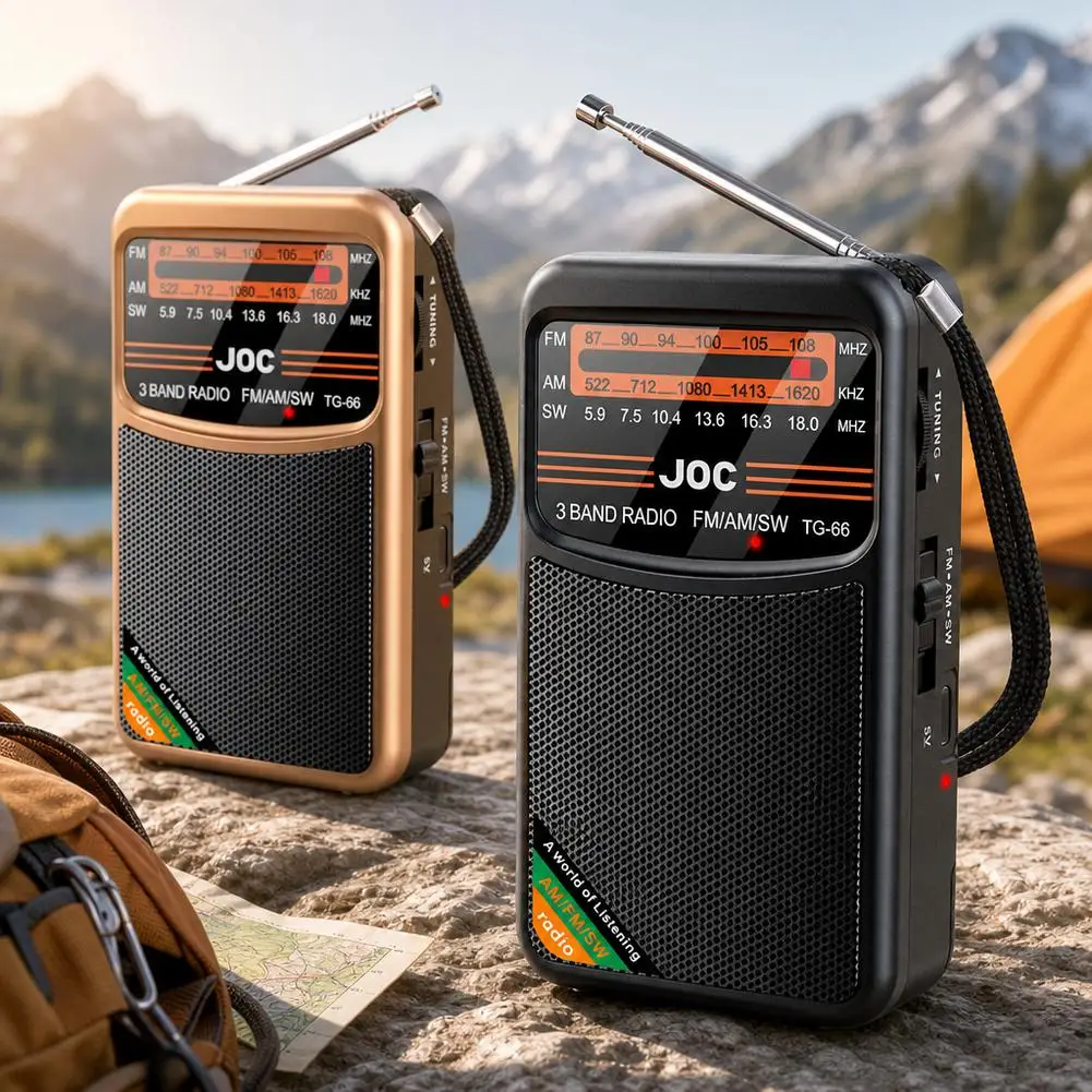 Radio Full Band Full Channel Mini Radio Multi Functional Full Band Radio Portable Signal Reception