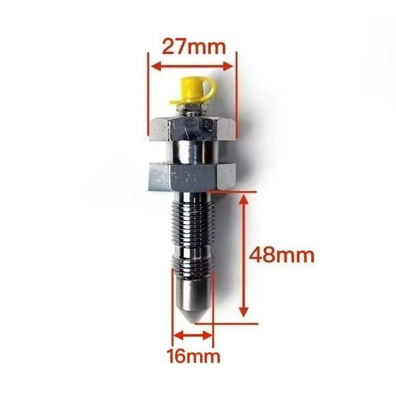 1PC Grease Fitting Valve Grease Nipple For XCMG Excavator 55/60/65DA/75/80/135/215/370DK Track Tension Cylinder