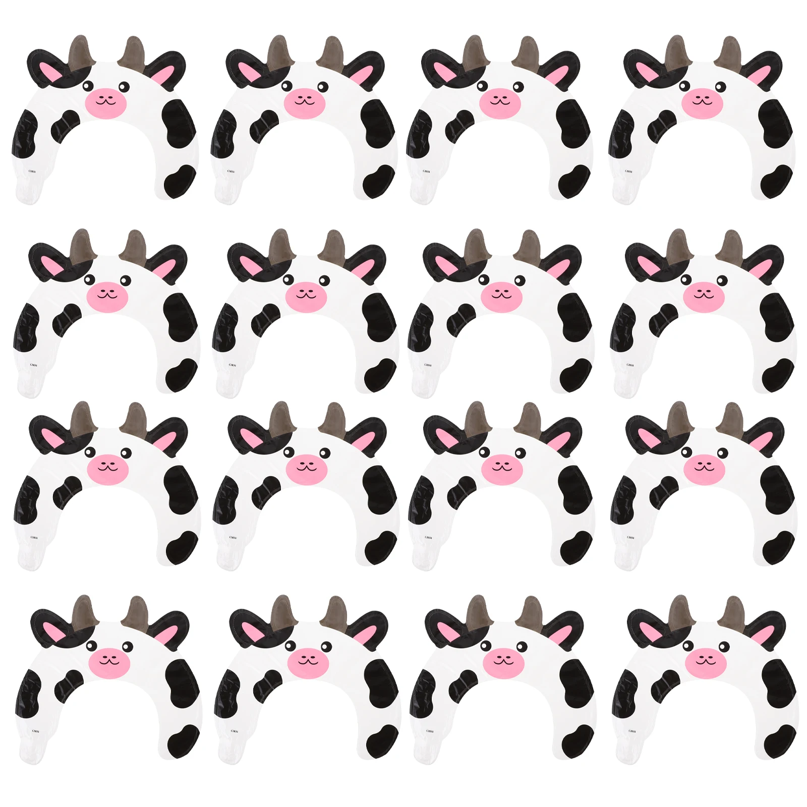 

50pcs Animal Balloon Headbands Inflatable Cartoon Hats for Kids Party Ornaments Safe Aluminum Accessories Christmas Decorations