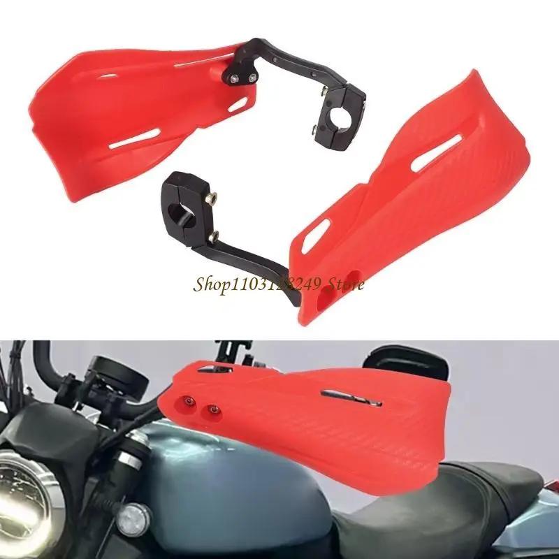 N5KD Motocicleta Alavanca freio Defletores vento choque choque casca Protetor manuseio à prova motocicleta