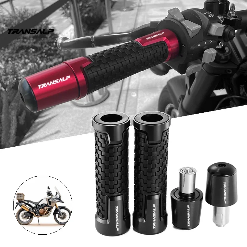 Per Honda TRANSALP XL 600 650 700 V XL700V XL650V 2023 CNC Accessori Moto 7/8 22mm Manopole impugnatura manubrio estremità Spina