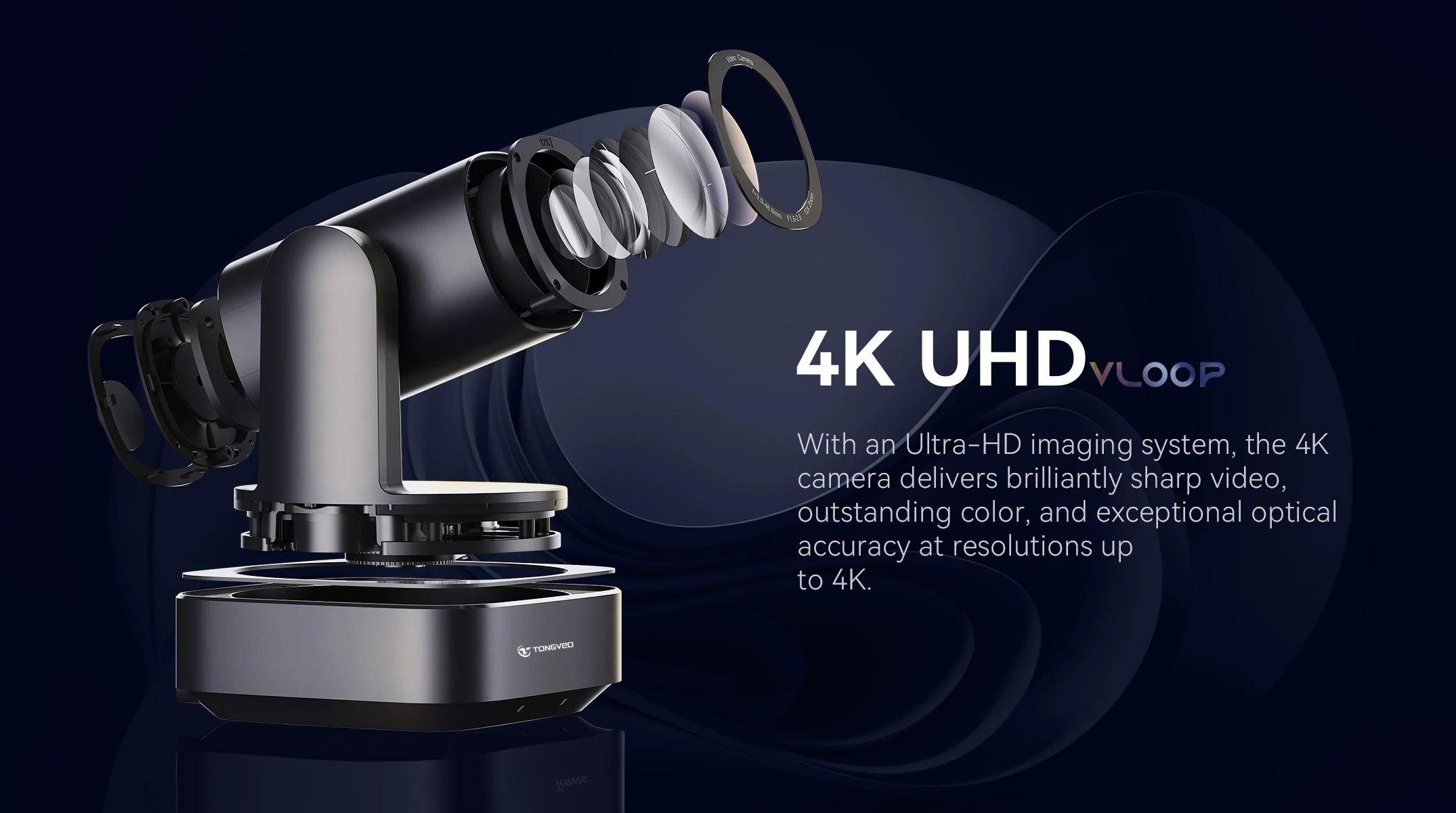 Premium 4K PTZ  For Video Conferencing, Ultra-HD Imaging System With Remote Control