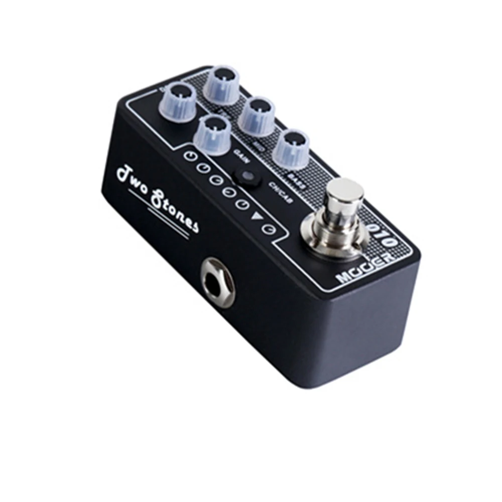 MOOER 010 Two Stone Digital Preamp Guitar Effect Pedal Guitar Parts & Accessories Modern Classic 3-Band Eq Micro Preamp Pedal