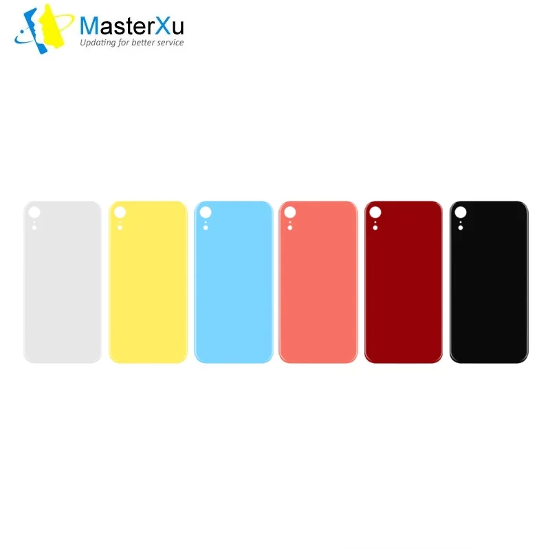 For iPhone XR AAA Lot Big Lens Back Glass Original Material Colorful EU/AU Back Housing Removal Replacement Repair Tools Parts