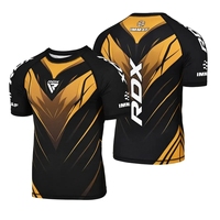 RDX Fighting Competition 2025 New Jersey Fans Breathable T-shirt Men's And Women's Casual Round Neck Short Sleeve Boxing Top