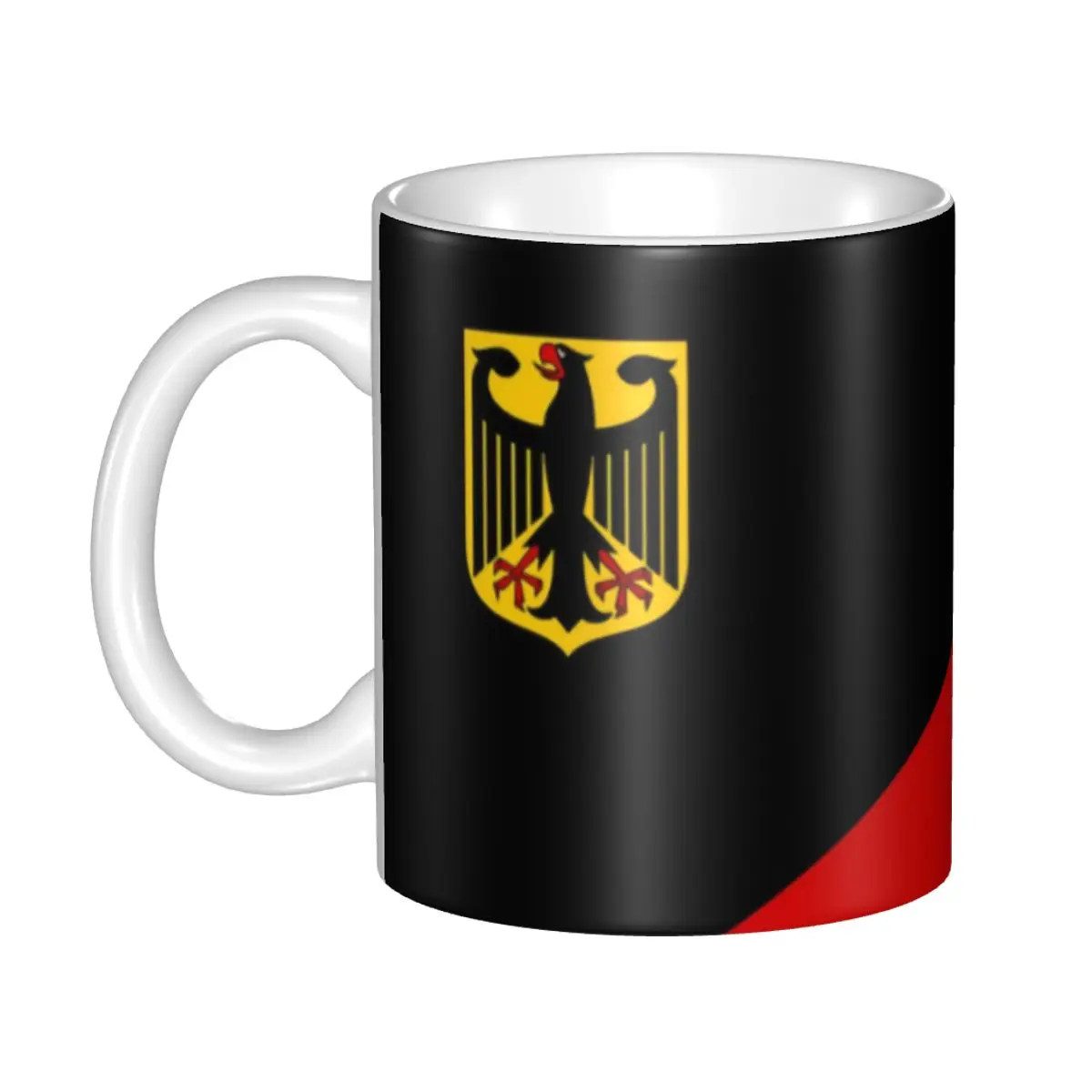 

Custom German Flag Mug DIY Coat of Arms of Germany Ceramic Milk Tea Coffee Cups