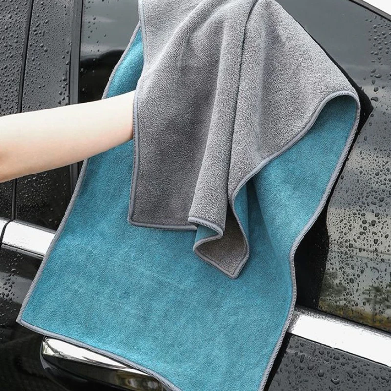 柔らかく厚手のマイクロファイバークリーニングクロス、二層構造 - Microfiber Towel Detailing のレビューと価格