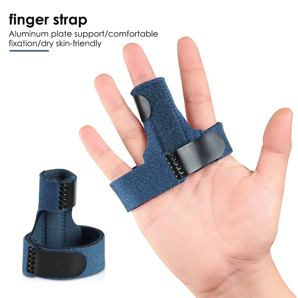 Finger Splint with Aluminum Strip Fixed with Knuckle Sprain Correction Rehabilitation Device Protector Avoid Injuries