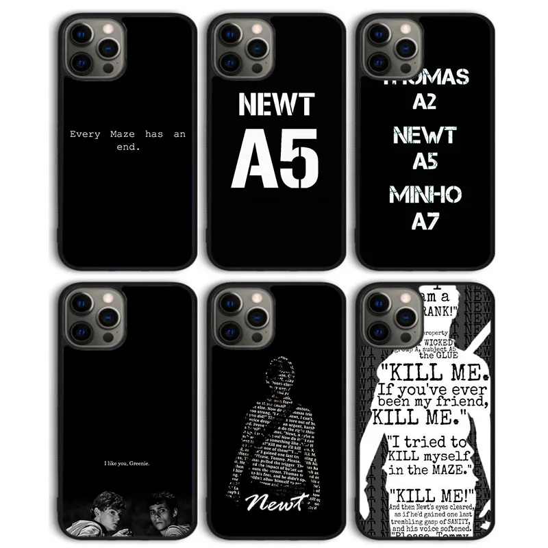 The Maze Runner Qoutes Phone Case Back Cover for iPhone 16 15 SE2020 14 13 11 12 Pro Max mini XS XR X PlusS Shell Coque