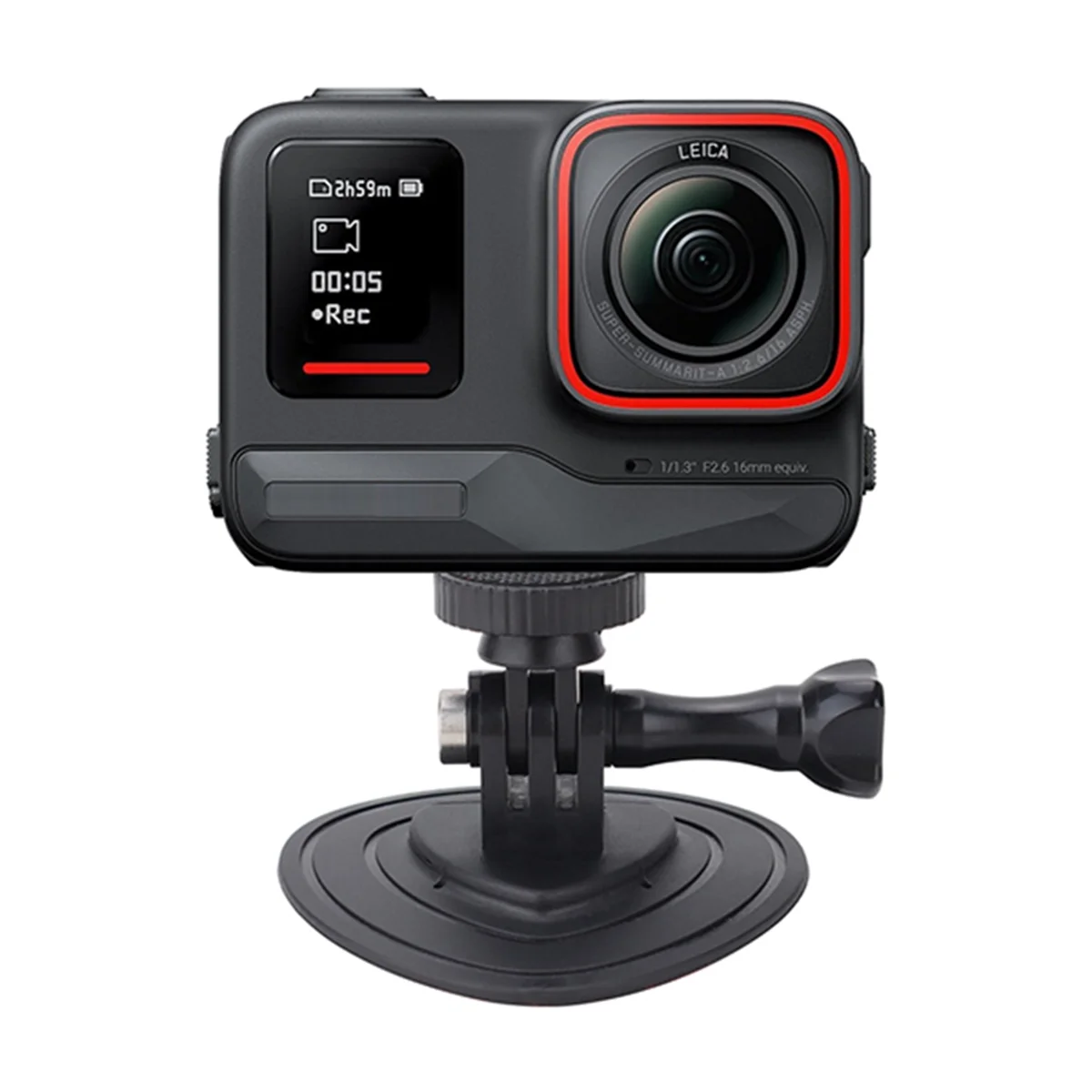 【قطرة السعر】قاعدة ثابتة مرنة لكاميرا الحركة CQT لخوذة الدراجة النارية GoPro Insta360 X4 المسطحة المنحنية