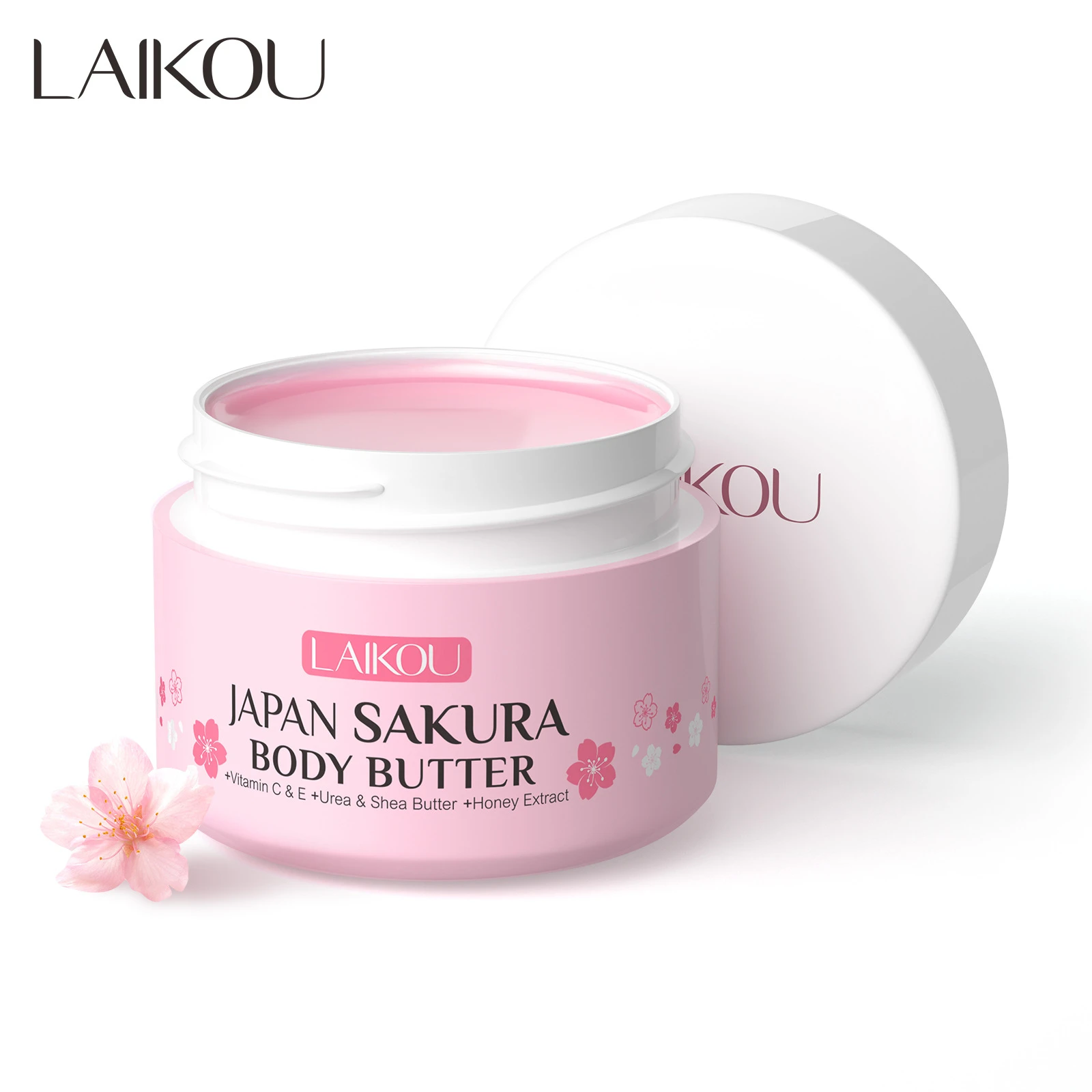 

LAIKOU Japanese Sakura Body Balm, Intense Moisturizing Nourishing Oil for Dry Rough Skin, Softening Skin Care 30g
