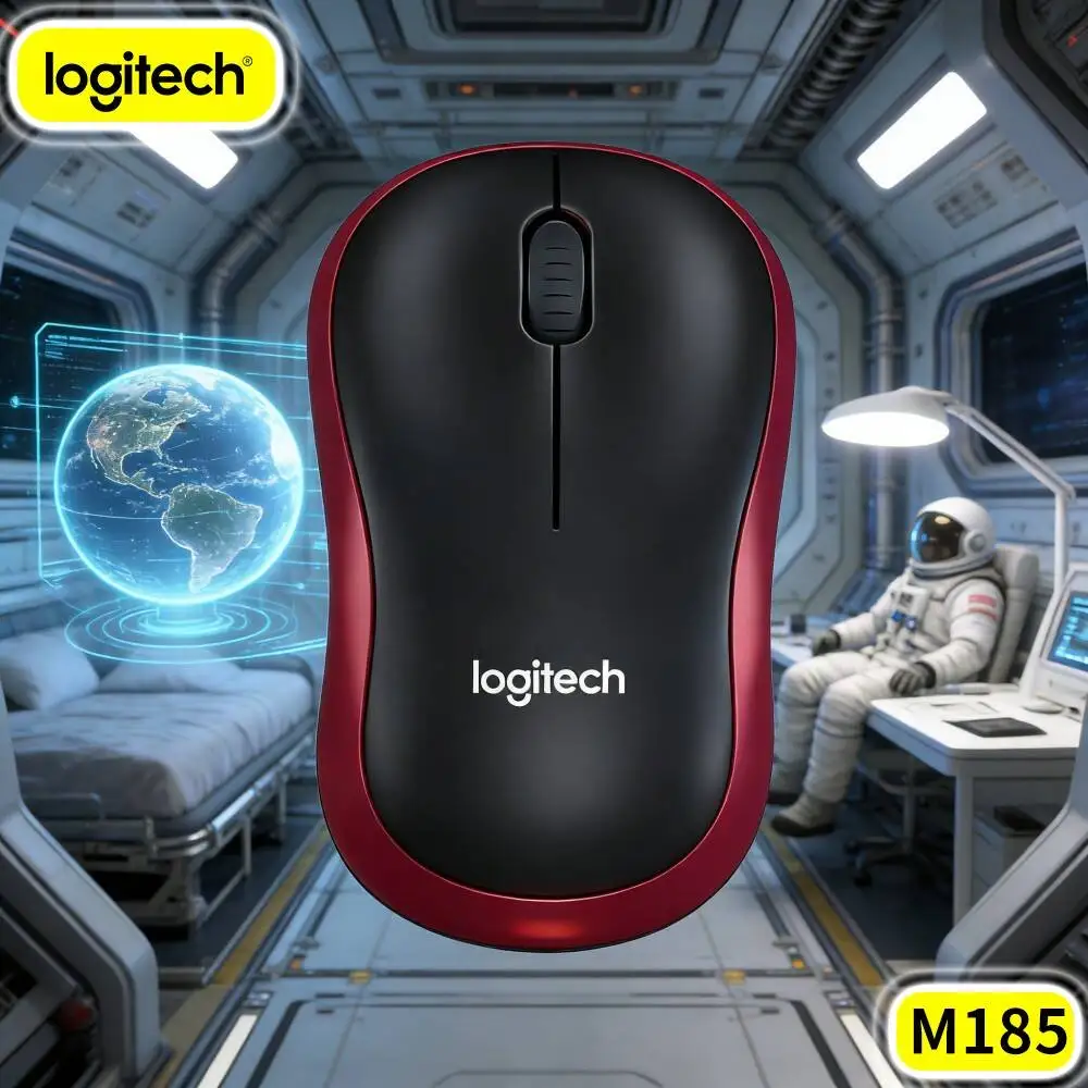 Logitech M185 Freelancer Second Computer Equipment Mouse Wireless Solid Compact Spare For Secondary PC