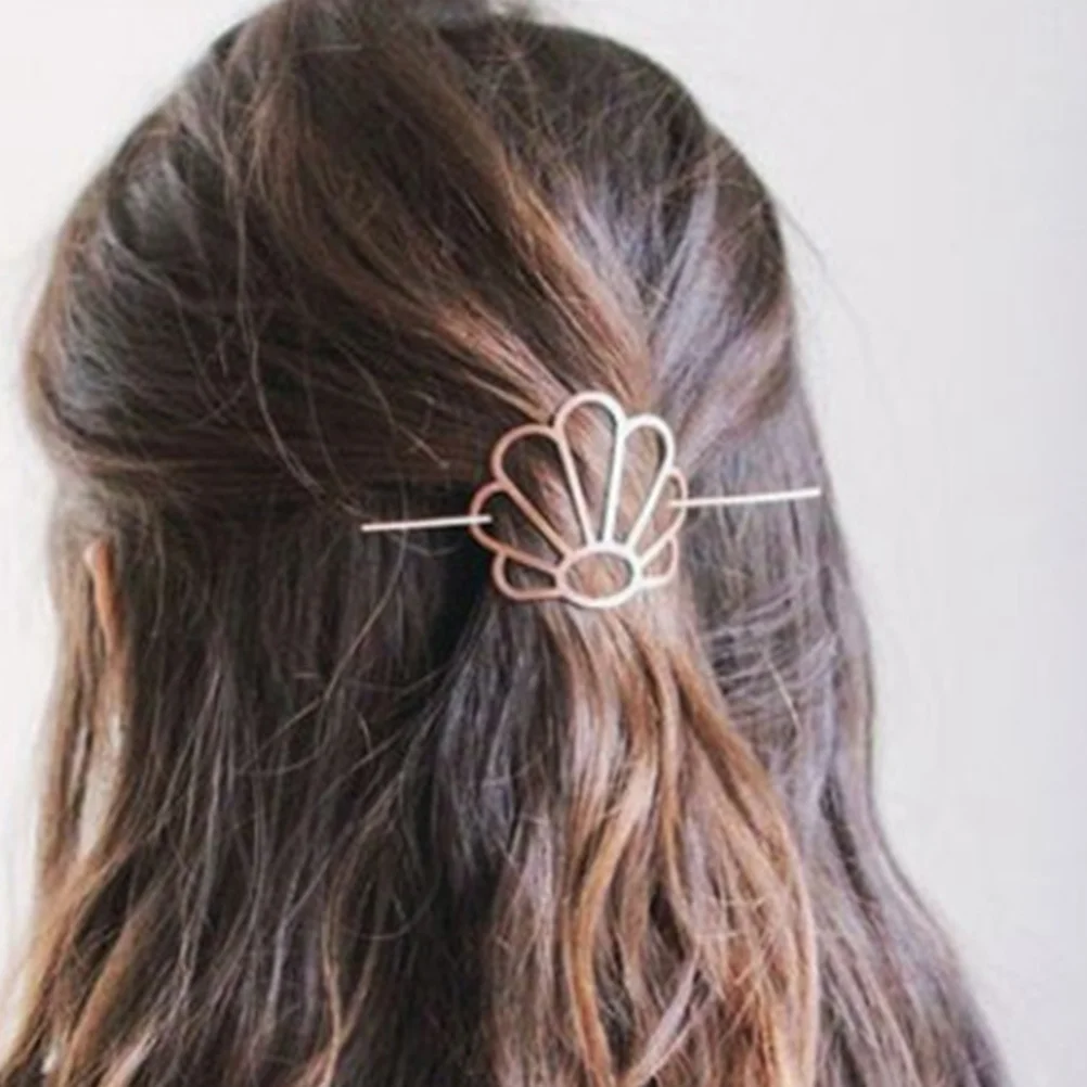 

2Pcs Hollow Alloy Hair Pins Vintage Hair Bun Sticks Elegant Chic Metal Clips Bun Holders Accessories for Women