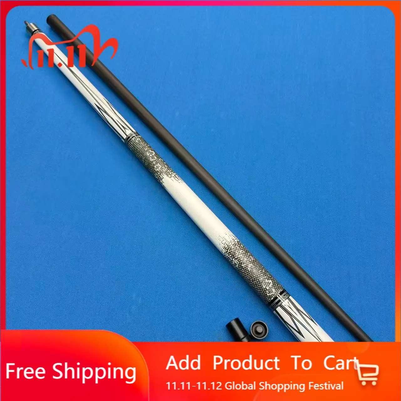 

STLF Space X 12.5mm Pool Cue Stick Carbon Fiber Durable Play Cue Billiards Maple Butt Wholesale Price