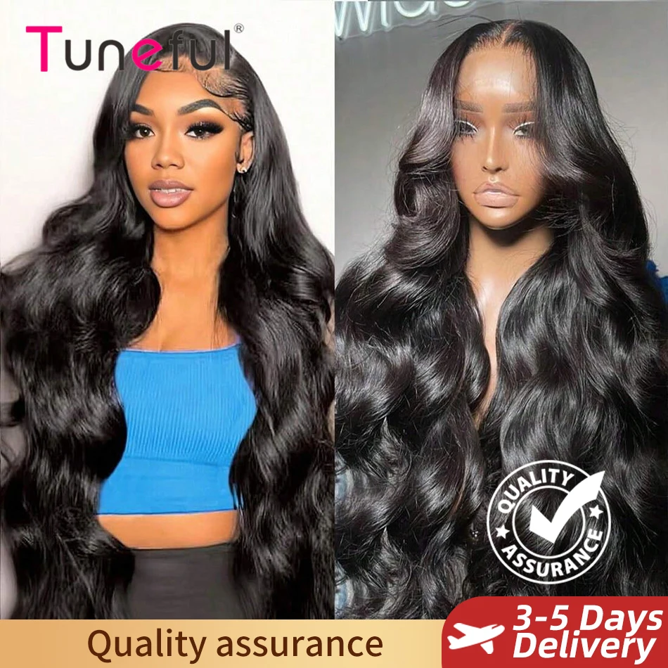 HD Transparent 13x4 13x6 Lace Front Human Hair Wigs Body Wave Pre Plucked Brazilian Body Wave Human Hair Frontal Wigs For Women