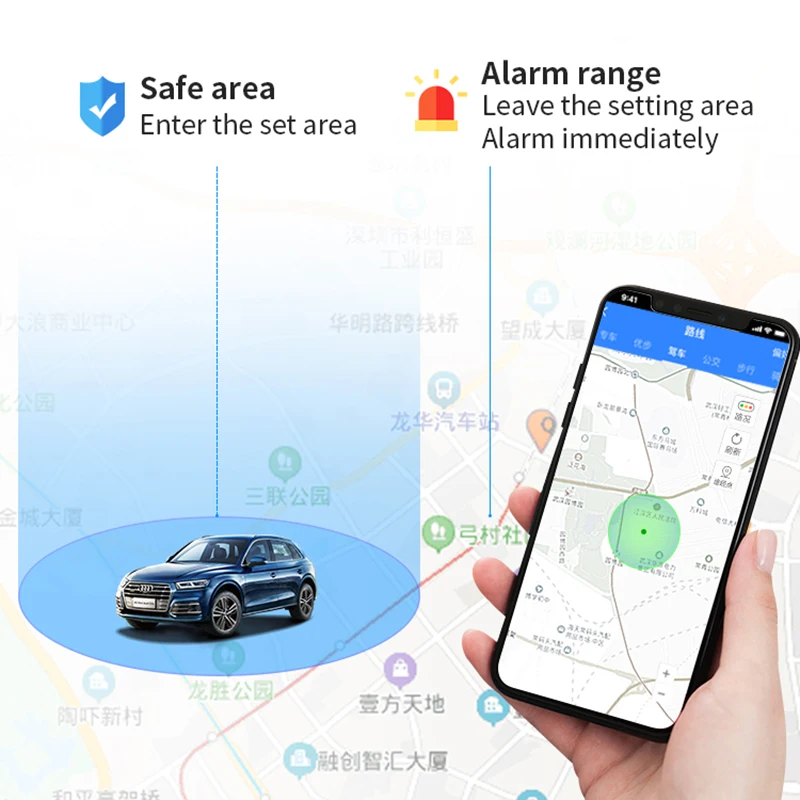 GF-22 Car Tracker Device Strong Magnetic Automatic Alarm Motorcycle Car Mini GPS Trackers Voice Control Anti-Lost Device Locator