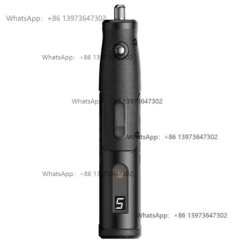 5-Speed Cordless Lithium Battery DIY Hand-Held Mini Grinder with Digital Touch Screen for Jade Carving and Household Use
