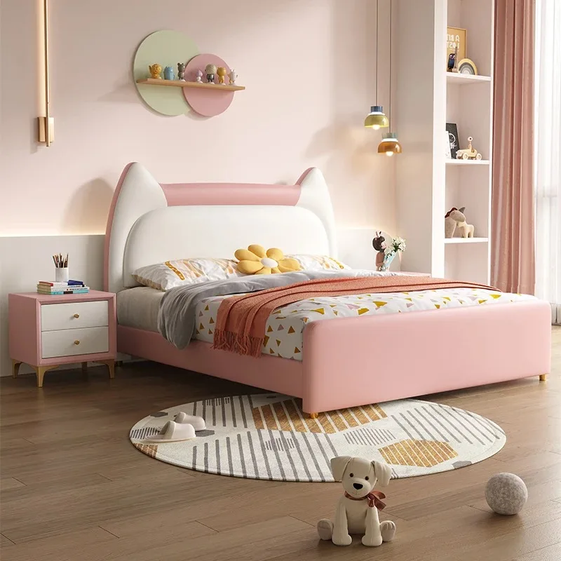 

Modern Design Cartoon Deluxe Wooden Bedroom With Storage Space for Children Kids Beds for Boys and Girls