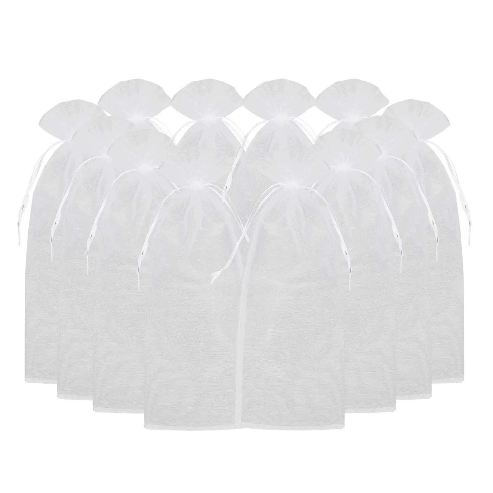 

12 Pcs Bottle Bags Elegant Reusable Candy Gift White Birthday Baby Presents Kitchen Bar Tools Multi Function