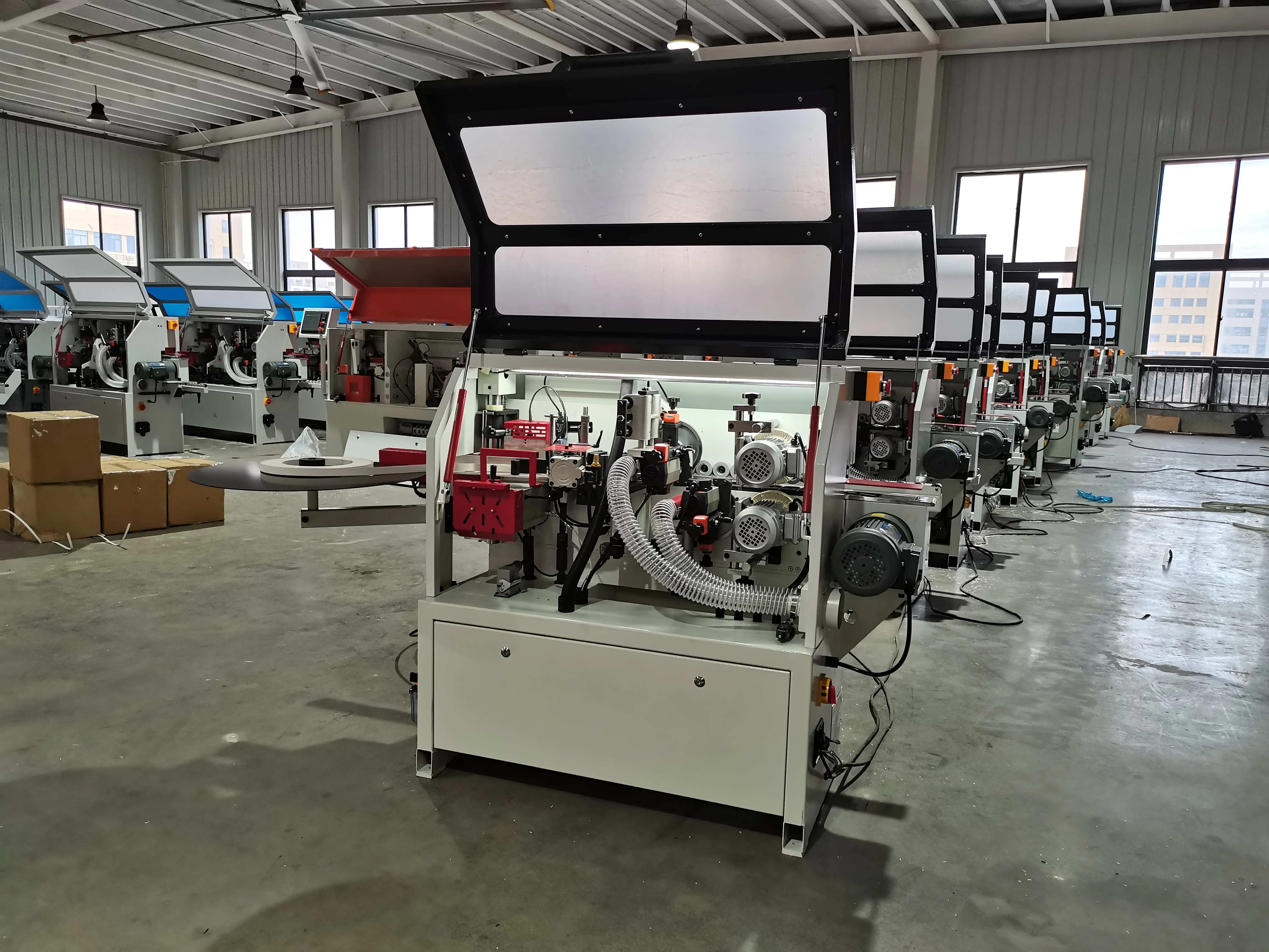 TT-306 Automatic PVC Edge Banding Machine for Wood Furniture Straight Edge Bander New Motor Core Component