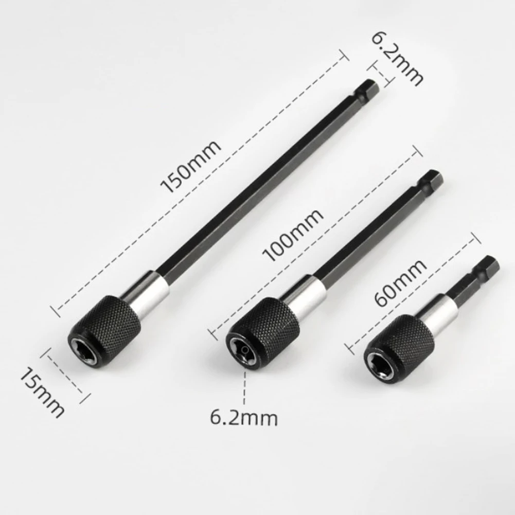 Innovative hex shank extension providing superior functionality and efficiency in various power tool applications