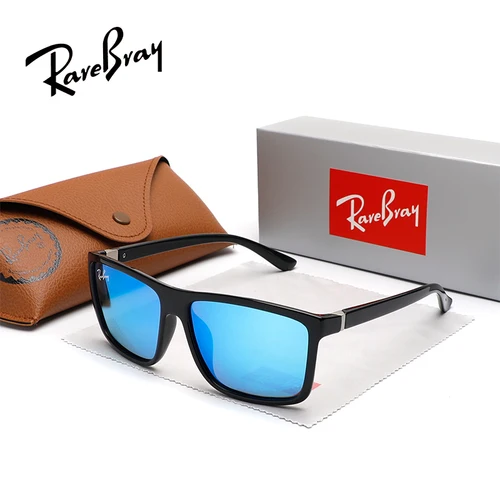 Imagen 2 del producto RareBray gafas de sol clásicas Unisex de moda antideslumbrantes marco cuadrado grande UV400 gafas polarizadas para conducir viajes al aire libre
