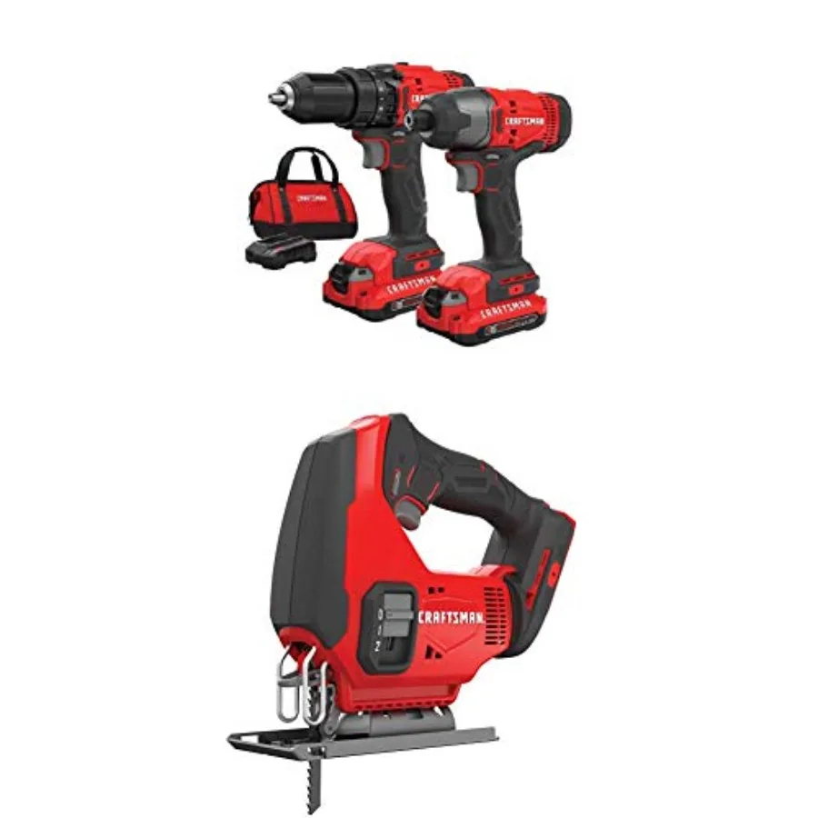 

Cordless Drill Combo Kit 2 Tool and Jig Saw CMCK200C2 and CMCS600B