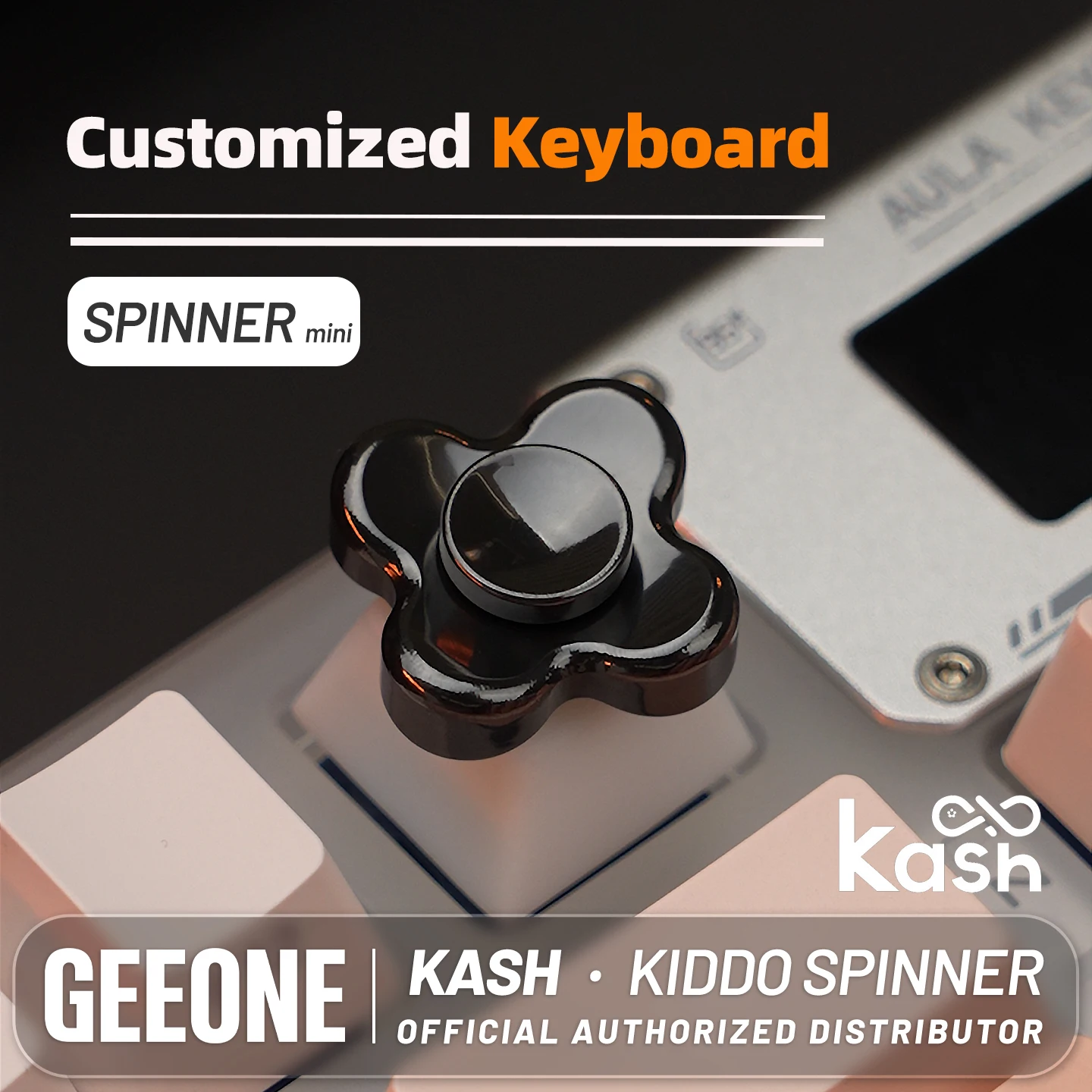 KASH EDC Kiddo Spinner Metal fidget toys antistress for adults decompression ADHD toys