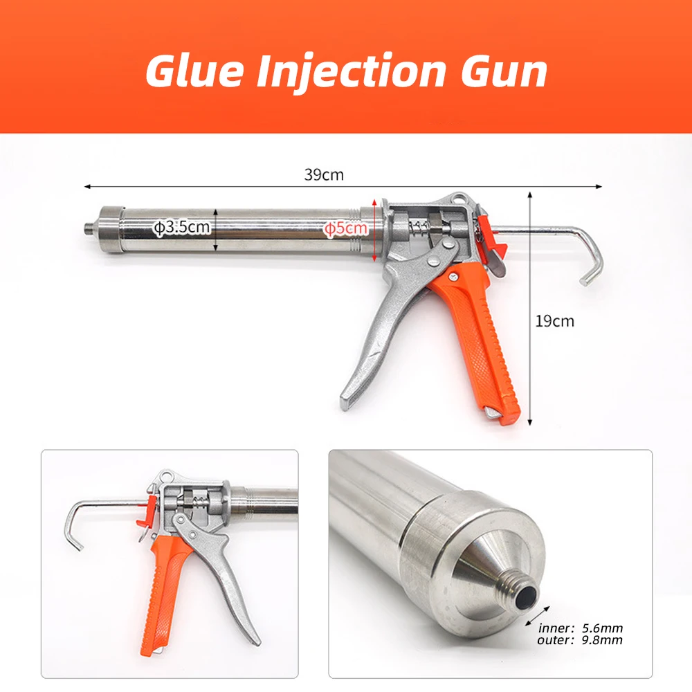 Dental Laboratory Denture Glue Injection Gun Manual Injection Gun For Denture Injection Molding