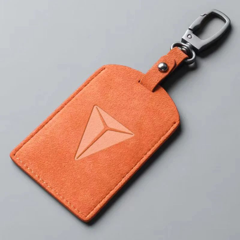 Fit For Changan DEEPAL S05 S07 L07 G318 SL03 Car Key Card Holder NFC Smart Card Case Suede Protective Shell