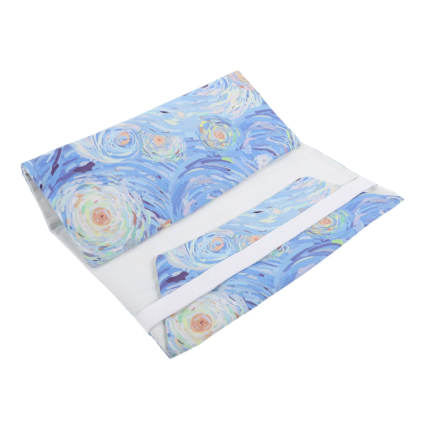 Doek Boekhoezen voor Hardcover Handgemaakt Decor Decoratieve Blauwe Stof Beschermend