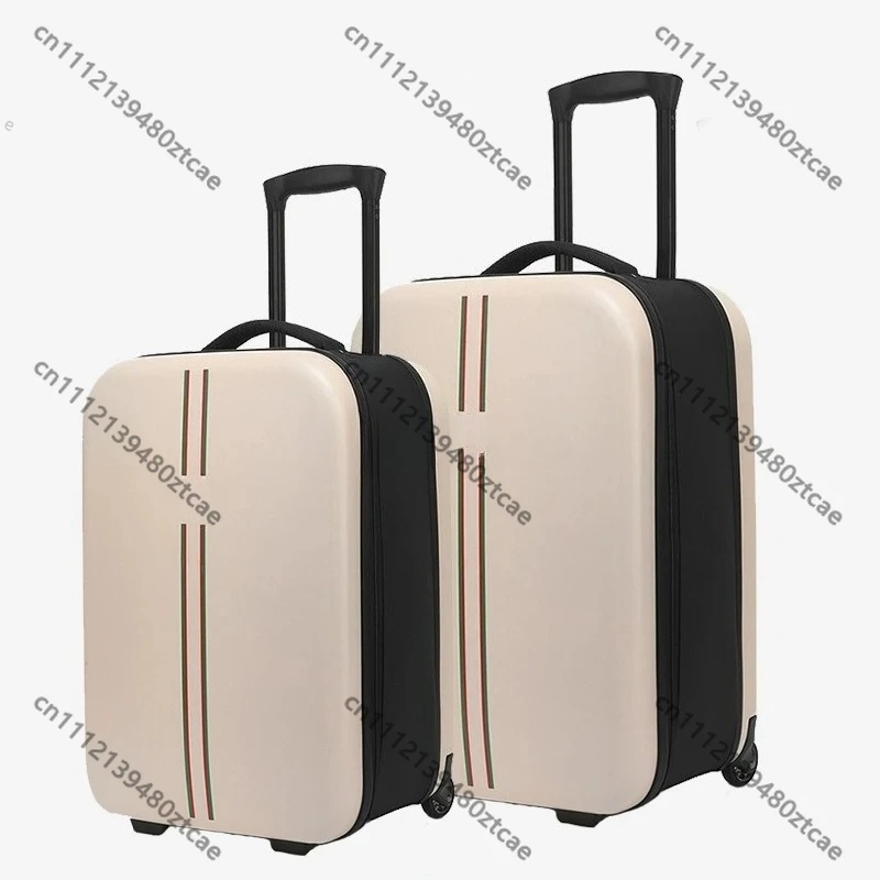 20 Inch 24 Inch Foldable Trolley Luggage, Lightweight Business Travel Foldable Suitcase, Portable Rolling Travel Case