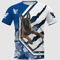 Unisex 3D em todo o lado impresso camisetas, cão Tee Tops, Rottweiler, cana, Corso, Malinois, verão