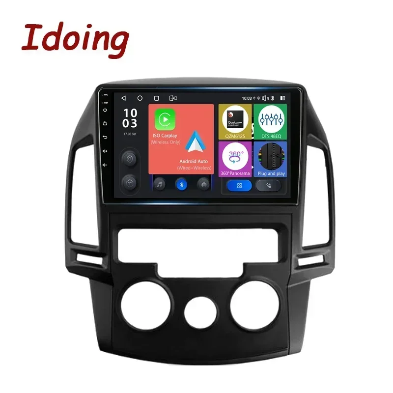 

Idoing 9 "Androidauto головное устройство 2K для Hyundai i30 1 FD 2007-2012 автомобильное радио стерео мультимедийный видеоплеер навигация GPS без 2din