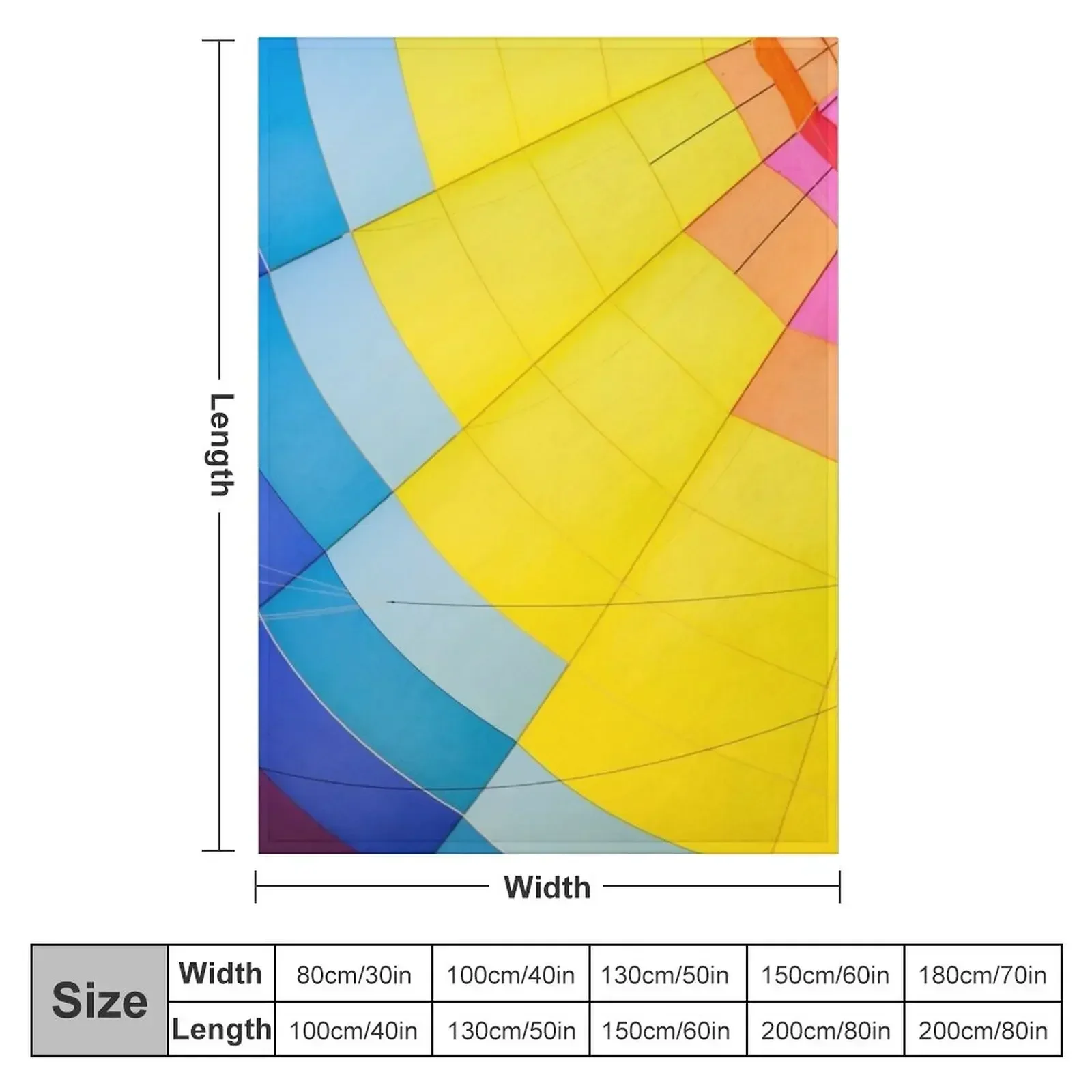 Hot Air Balloon Material Throw Blanket Designers Luxury Designer Cute blankets ands Blankets