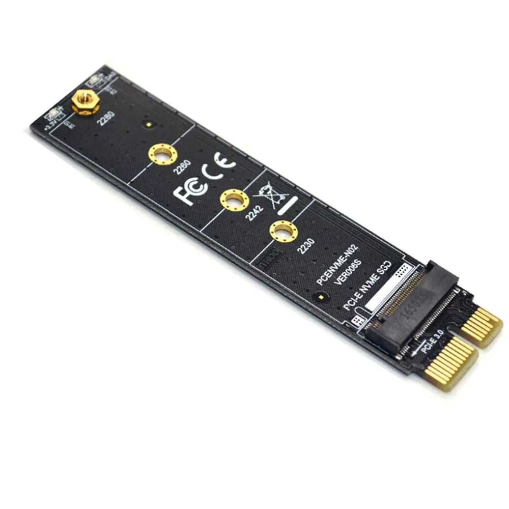 Long Useful Life NVME M.2 To PCI-E3.0 1X Adapter Full Speed Support Screw Package PCI-E Extension Card High Speed
