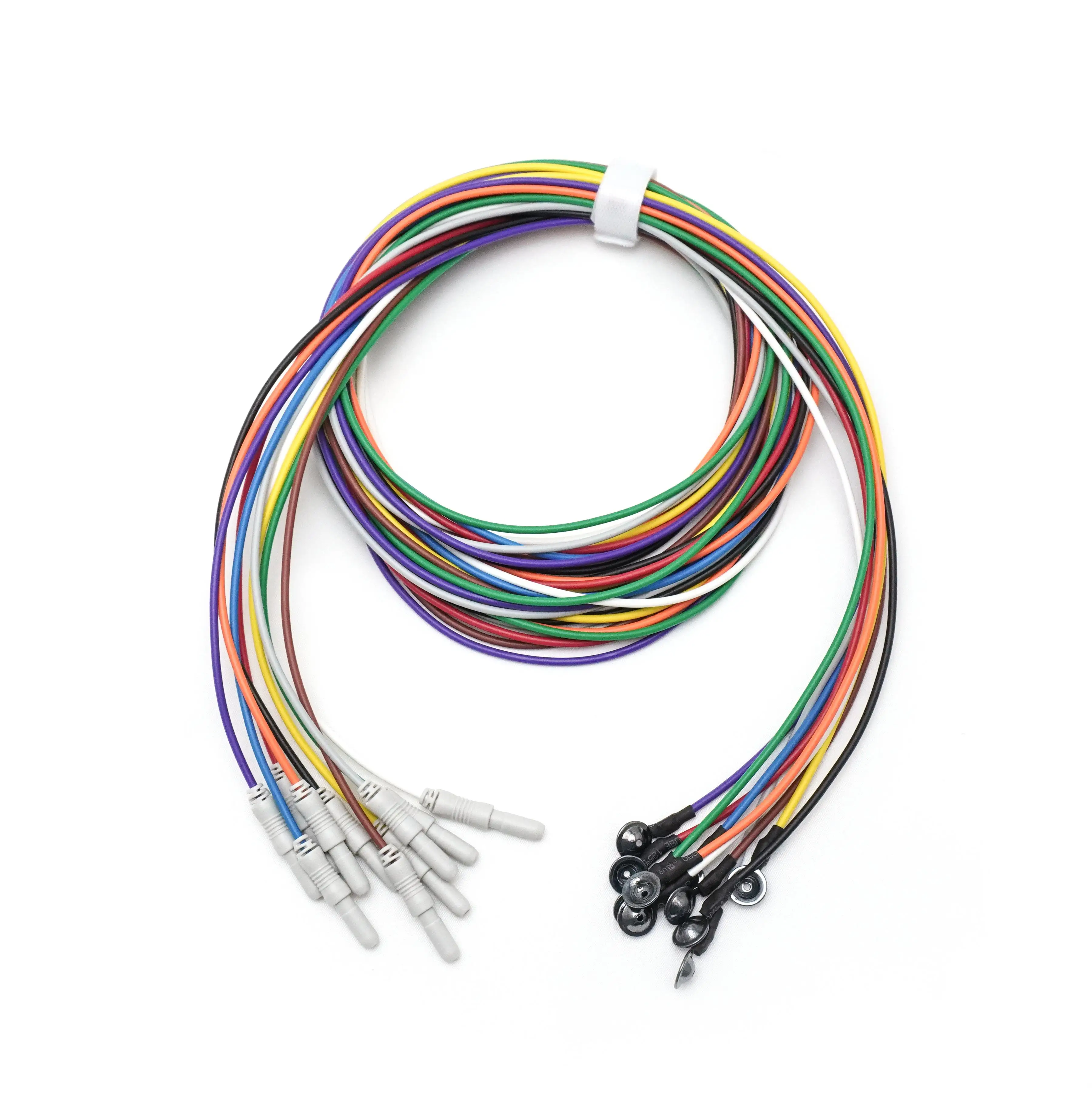 10pc Medical EEG Electrode Cable Casting Ag/Agcl EEG Cable Brain Electrode Sucker Wire EEG Lead