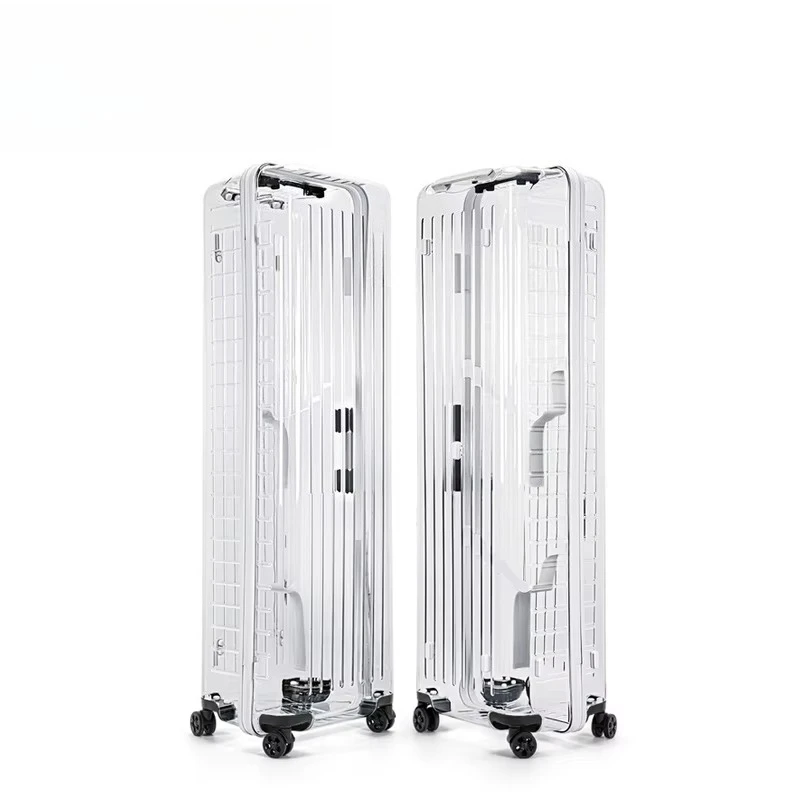Large Capacity Transparent Waterproof Hard Shell Air Checked Golf Travel Bag with Wheels 5.55kg