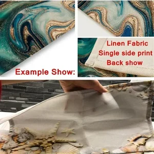 Linen placemats, non -slip rugs, rectangular kitchen dining table, home decor Essentials, 4 pcs, 6 pcs, 8pcs 8 Main sales rug Christmas - №4