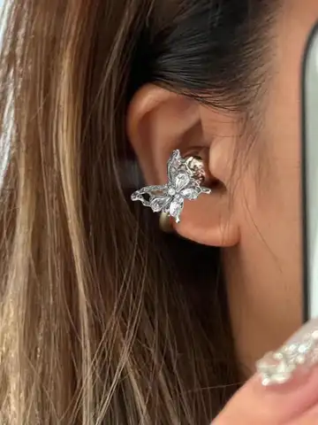 1 Pairs High-quality Open Headphone Clip-On Rhinestones Fashion Jewelry Exquisite Design Earphone Case Accessory