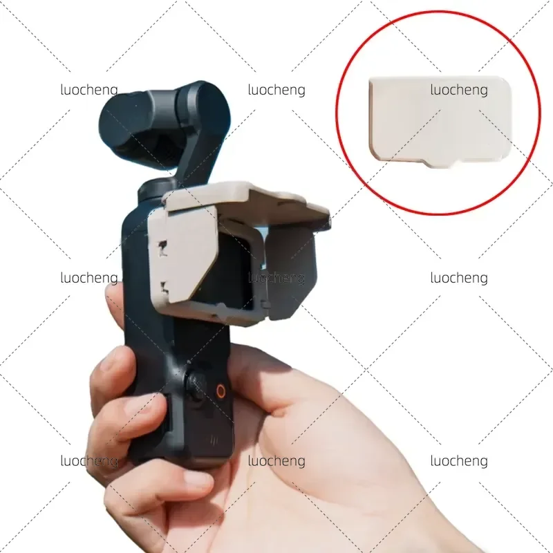 1PCS For DJI Pocket 3 Action Camera Mini Magnetic Screen Hood Protective Cover One-Click Pop-Up Built-in NFC Portable