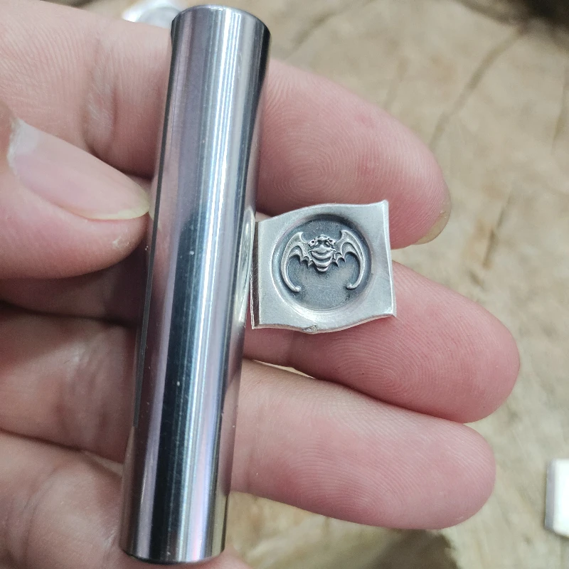 

3D штамповка металла, летучая мышь, дизайн, логотип животного, ювелирные изделия, маркировочные штампы, инструмент, кожа, серебро, золото, тиснение, резьба, стальной перфоратор