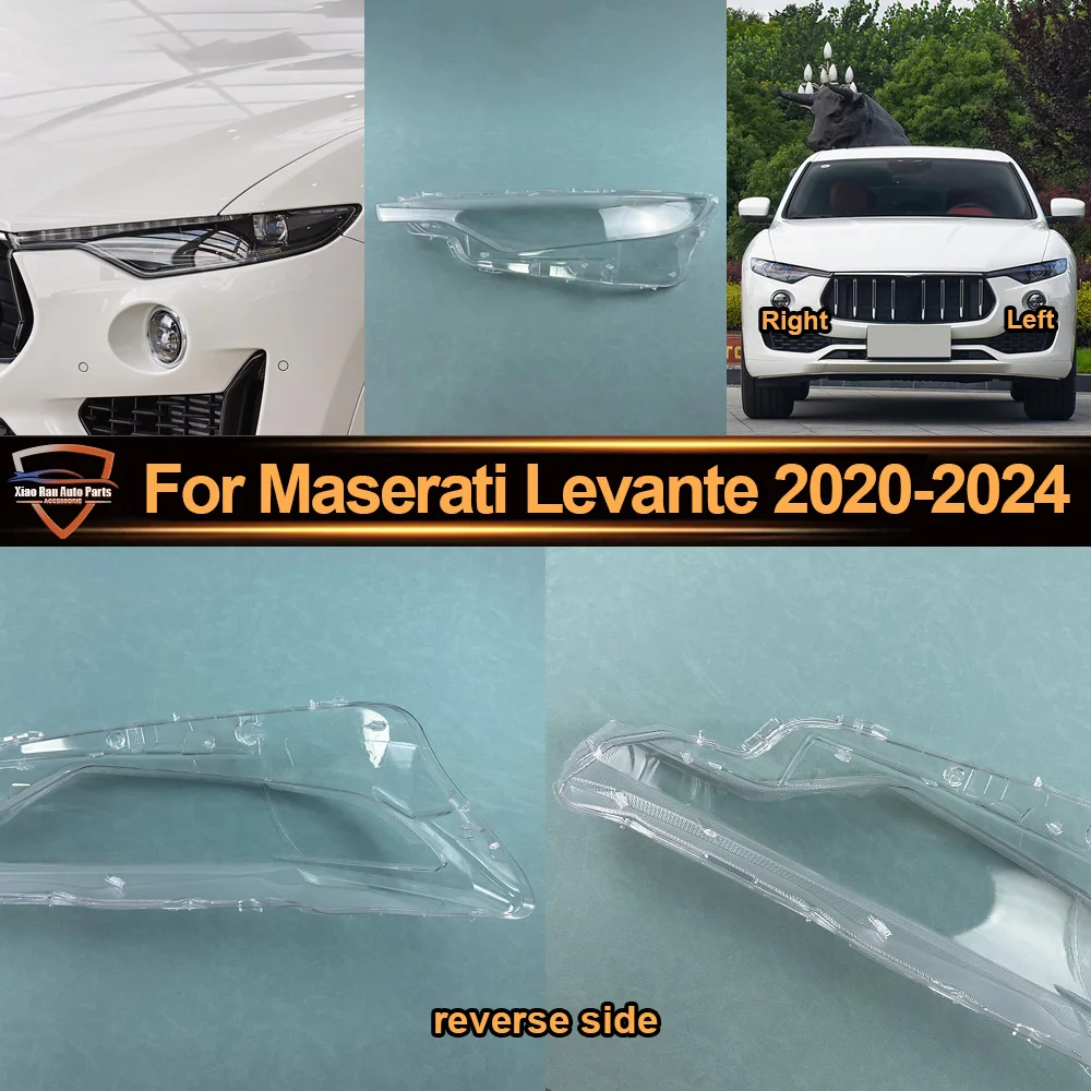 

Headlamp Shell Transparent Headlight Cover Lamp Shade Lampshade Lens Plexiglass 2020 2021 2022 2023 2024 For Maserati Levante