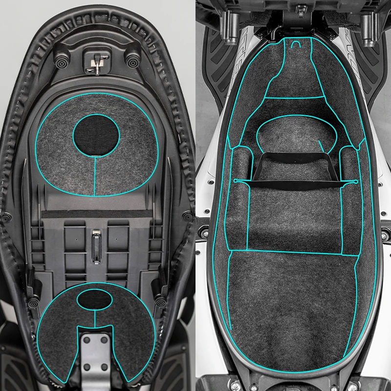 Used For ZONTES 350E Motorcycle Accessories Storage Protection Pad Box Liner Seat Bucket Pad Block Kits